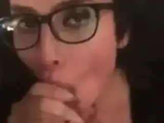 Romantic blowjob
