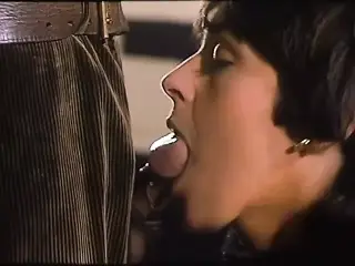 Thankful woman gives a blowjob