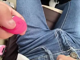 Remote control vibrator in her pussy while on a date. At the end, she has thick sex with her boyfriend.