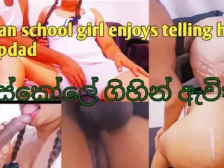 Asian Schoolgirl Enjoys Telling Her Stepdad