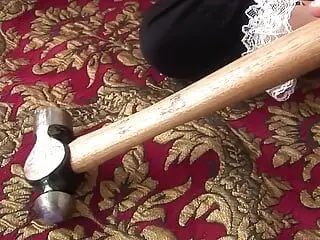 Blonde Maid Bitch Hardly Fucked!