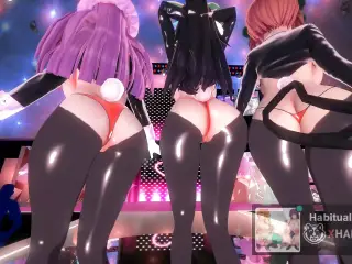 mmd r18 R18 Gyaku Bunny Orin Oku Pache de Ghost Dance Kai transparent 3d hentai