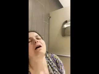 Orgasm in the Bathroom Stall