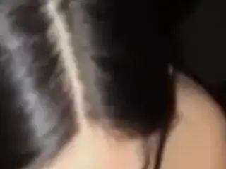 Girl With Saggy Tits Sucks and Jerks Off Dick