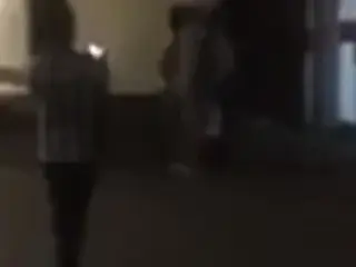 wtf outdoor publick threesome