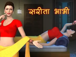 Sarita Bhabhi Aur Devar enjoying hardcore (with Hindi Audio)