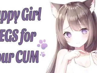 ASMR - Puppy Girl BEGS you to POUND her!! - Female Moaning & Slutty Whimpers