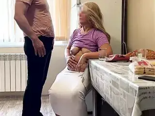 Milf was delighted when she saw his cock and started sucking and anal sex