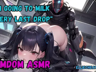 Your AI Girlfriend malfunctions and straps you to her milking chair - FEMDOM SCI-FI FANTASY ASMR