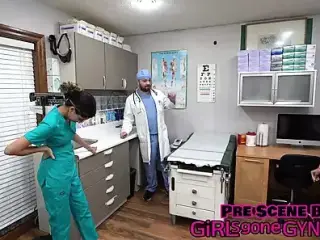 You Undergo "The Procedure" At Doctor Tampa With Nurse Aria Nicole’s Gloved Hands