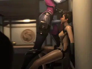 Tracer Face Fucked Hard By Big Futa Dick