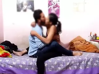 Newly married couples enjoying romantic sex on first night PART-1