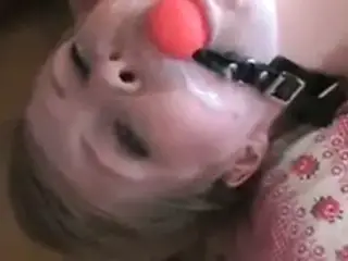 (Only 4 Slaves 23) BBW slave Gagged And Assfucked