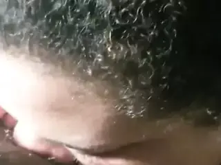 Mixed bbw thot Bitch Sucking my dick & Eating Ass