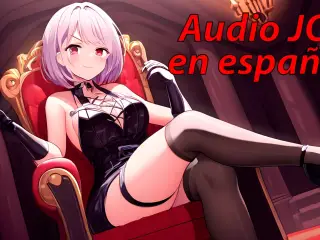 Spanish audio hentai JOI. Your new mistress humiliates you.