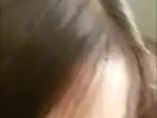 Korean girl gives blowjob