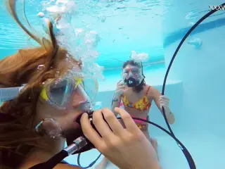 Katya Nakolkina cute blonde underwater