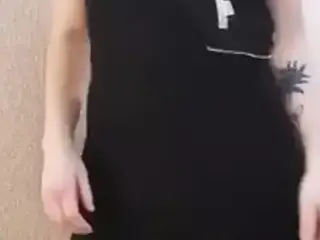 In a new dress