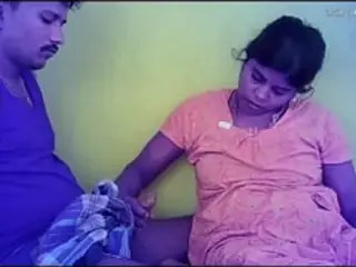 Indian village house wife and Housband show black cock