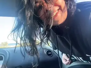 Maya gets in a stranger's car and they get fucked on the road