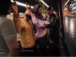 Esra in Istanbul 4 Esra Got Gang Banged in the Bus - the Gym Instructor Want to Get More of Her.