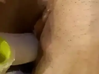 Banana up my cunt