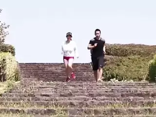 Busty Asian Run