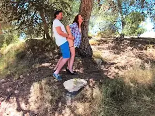 Cute hitchhiker is naughty