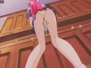 Hentai maid masturbate in the kitchen
