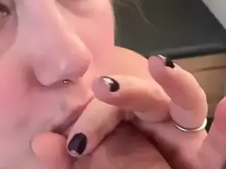 BBW housewife blows UPS driver