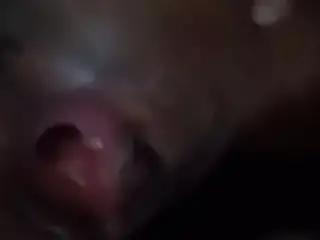 Chav lad fucks Asian gaping pussy with creampie