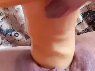 I love fucking my big pussy with a dildo