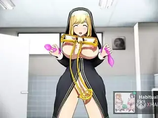 mmd r18 StepSister Charlotte the nun fuck sex 3d hentai