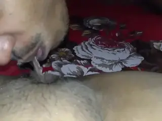 Eating My Indian Wife Shaved Pussy