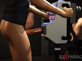 A sexy young hottie gets fucked outdoors by a nerdy boy