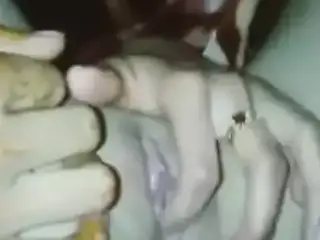 My friend fingering in her pussy