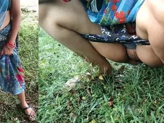 Chachi Ko Jungle Me Mutte Huye Pakda Or Ghar Akar Khub Choda