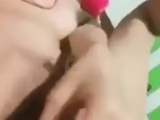 Asian playing toying her pussy 3
