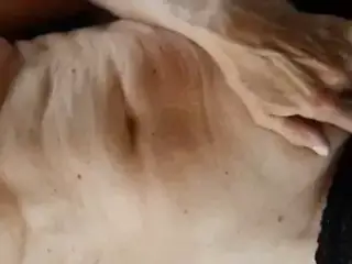 Wife masturbates before getting fucked