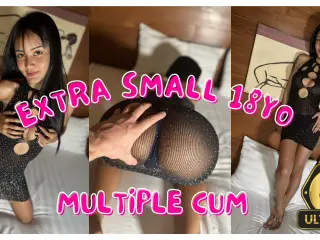 Extra tiny 18 Yo Asian Creampie