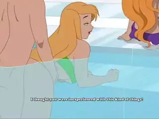 Milftoon Drama - Sneaky sex right behind my girlfriend