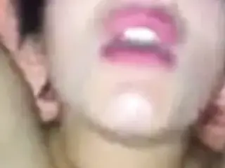 Beautiful Nepali girl sucking