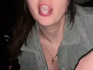 Excellent in the car with cumming in the mouth and swallowing