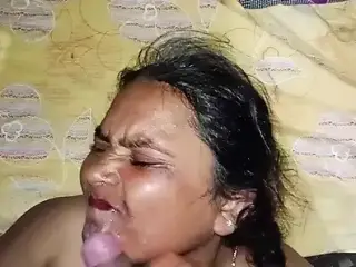 Hungry girl cum on mouth fuck doggy with position with step brother