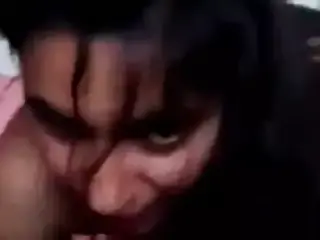 Desi beautiful wife sucks her husband’s penis