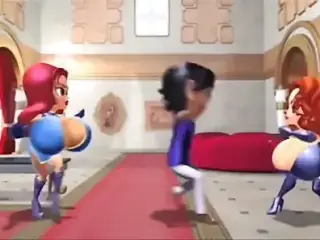 Tetonas pajeando (TREMENDAS TETONAS ECCHI)