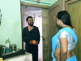 Desi hot bhabhi having sex secretly with house owner’s son!! Hindi webseries sex