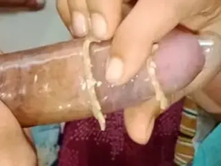 Desi Indian bhabhi dotted condom Sex