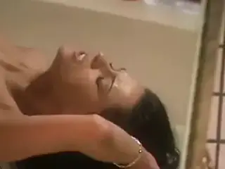 Dark haired babe leaves sick husband to get her pussy fucked