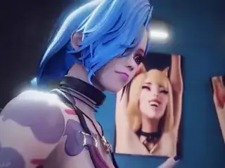 Jinx Is Tickeling Akali